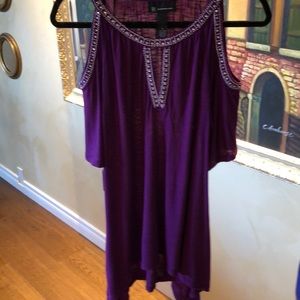 INC Cold Shoulder Top